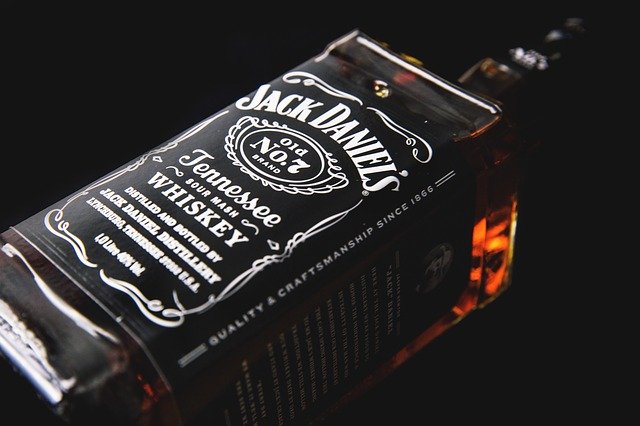 Eine Flasche Jack Daniel's