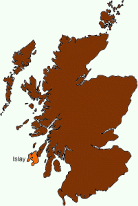 Islay Schottland Karte