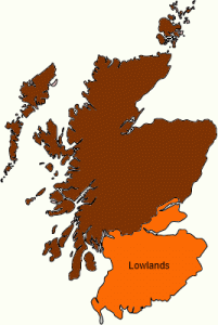 Lowland Schottland Karte