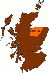 Speyside Schottland Karte